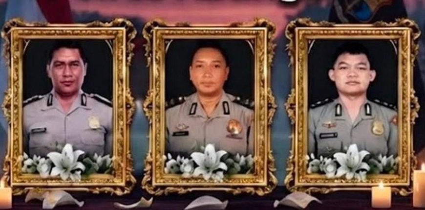 Tiga Personel Polri Gugur Bertugas Ungkap Kasus Narkoba di Katingan, Dianugerahi Kenaikan Pangkat Luar Biasa Anumerta