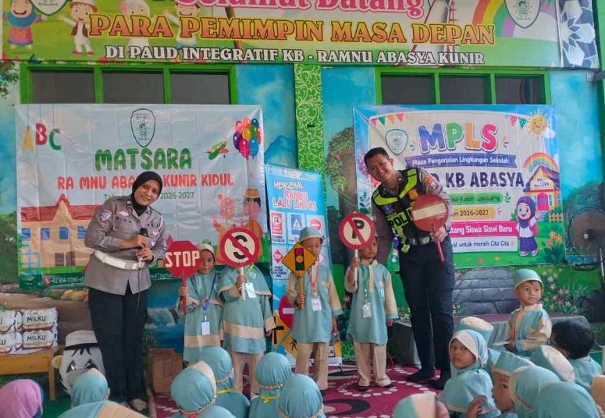 Polsanak: Polres Lumajang Tanamkan Budaya Tertib Lalu Lintas kepada Anak Sejak Usia Dini