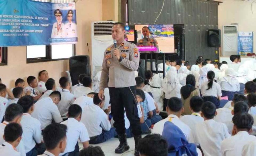 Polresta Sidoarjo Ajak Pelajar Disiplin dan Peduli Kamtibmas