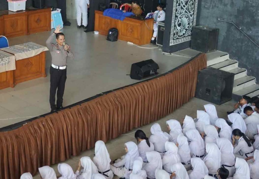 Polres Malang Edukasi 1.250 Pelajar Tanamkan Budaya Tertib Berlalu Lintas Sejak Dini