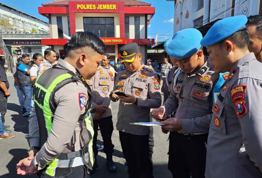Wujudkan Institusi Bersih, Propam Polda Jatim Gelar Deteksi Dini Narkoba dan Judi Online di Polres Jember