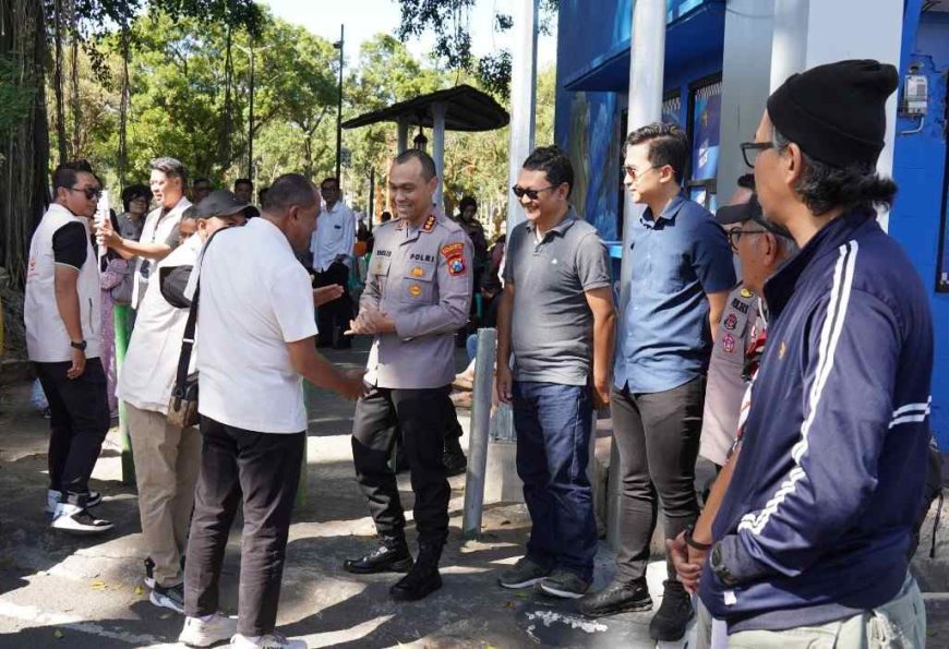 Pendekatan Humanis dengan Masyarakat, Kapolresta Malang Kota Gelar MBG di Alun Alun Merdeka