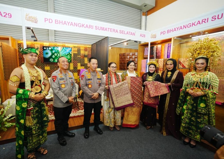 Polda Sumsel Sukseskan Bazar Kreasi Bhayangkari Nusantara, Angkat Potensi UMKM Lokal