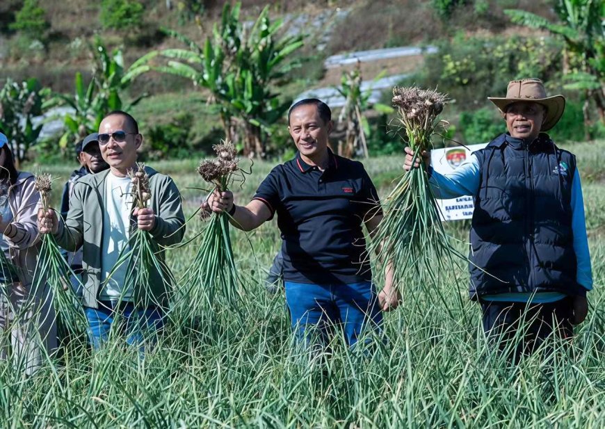 Satgas Pangan Polri Perkuat Swasembada Bawang Putih, Lahan Tanam di Sembalun Capai 534 Hektare