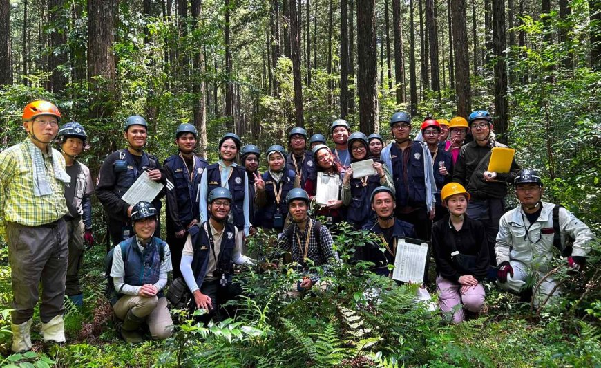 Dari Shizuoka untuk Indonesia: Pembelajaran Konservasi Hutan melalui KKN-BBK Internasional UNAIR