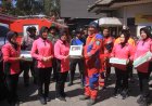 Polres Probolinggo dan Bhayangkari Salurkan Bantuan untuk Relawan Karhutla TNBTS di Bromo