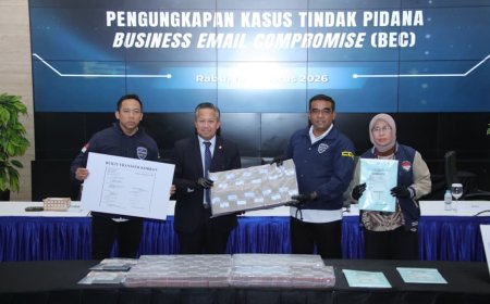 Polri Ungkap Kasus Business Email Compromise, Kerugian Korban Capai USD 350 Ribu