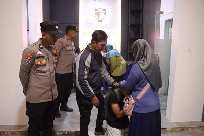 Respons Cepat Laporan 110, Polres Mojokerto Bubarkan Konvoi Sekelompok Pemuda di Gondang