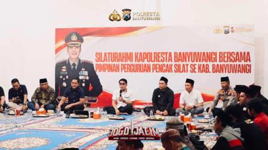 Gandeng Pendekar Jagad Blambangan, Kapolresta Banyuwangi Perkuat Barisan Jaga Harkamtibmas dan Soroti Fenomena Sosial