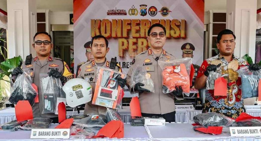 Polres Pasuruan Ungkap 5 Kasus Kekerasan di Jalur Malang–Surabaya, 7 Tersangka Diamankan