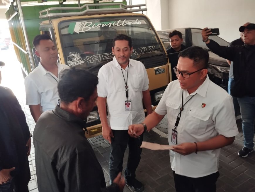 Tim URC Subdit Jatanras Polda Jatim Kembalikan Truk Hasil Kejahatan Kepada Pemiliknya, Pencuri Truk Tertangkap